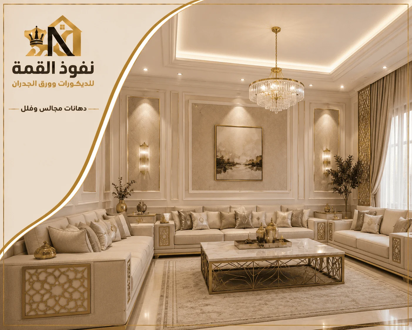 دهانات مجالس وفلل في الرياض