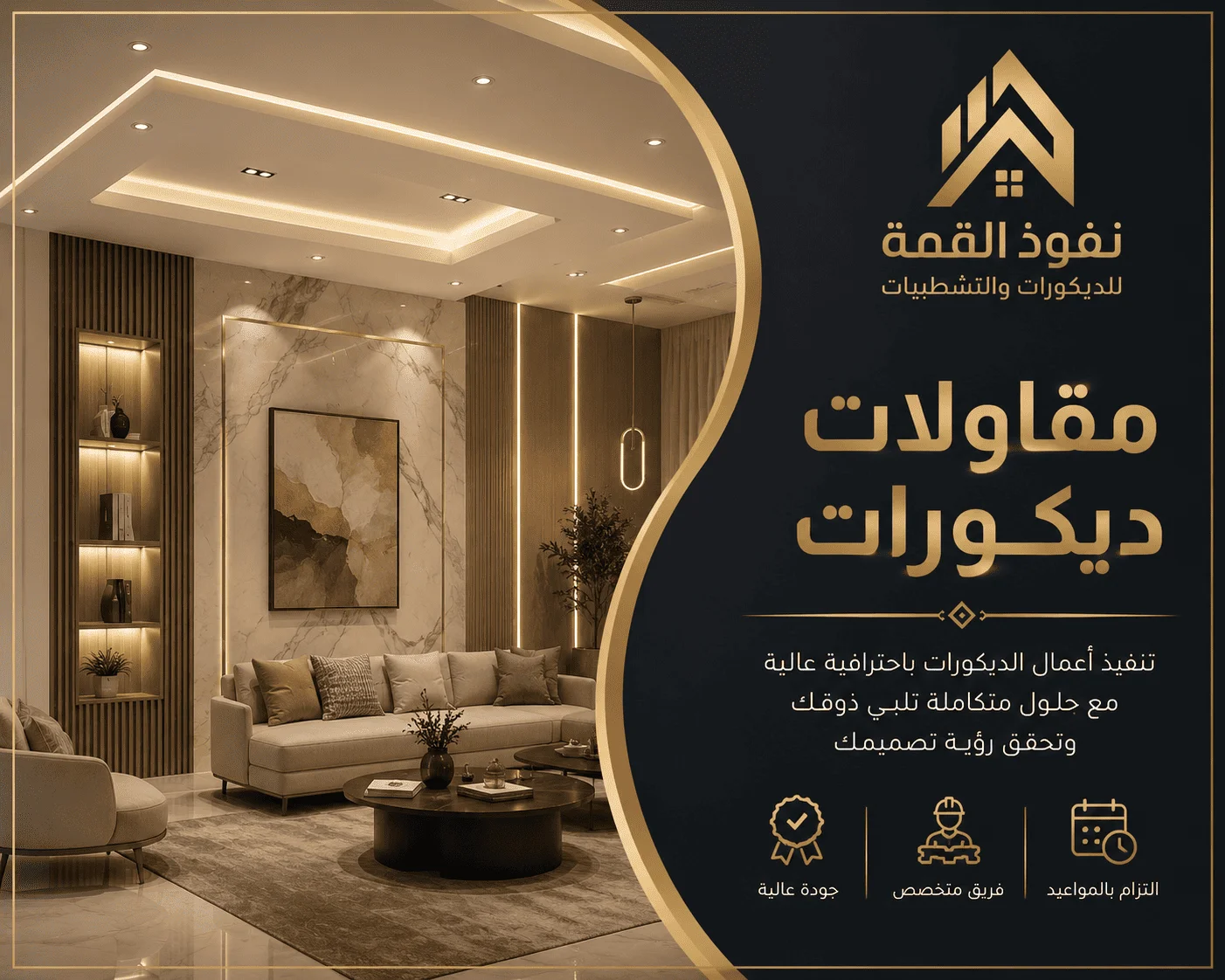 مقاولات ديكورات في الرياض